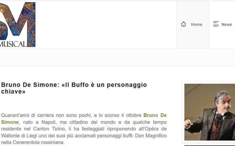  Bruno De Simone: «Il Buffo è un personaggio chiave»